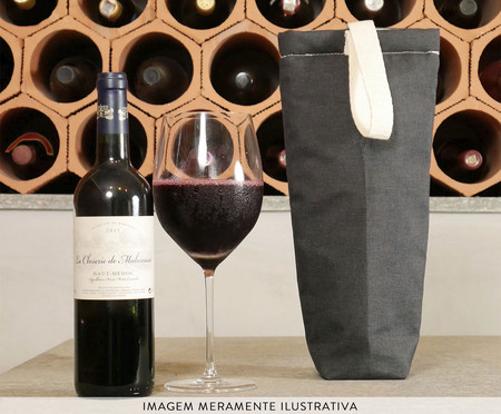 Bolsa Porta Vinhos Smart II Preto | WestwingNow