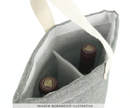 Bolsa Porta Vinhos Smart I Cinza | WestwingNow