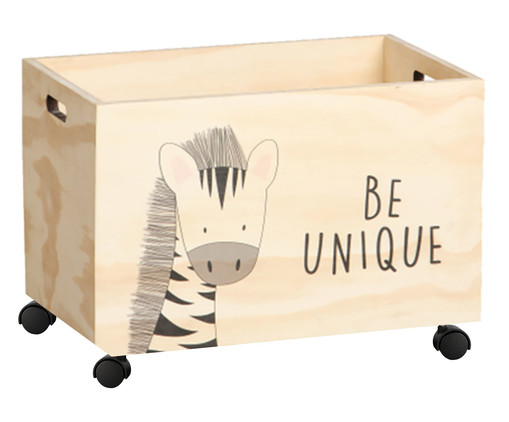 Caixa Organizadora Safari Zebra, Colorido | WestwingNow