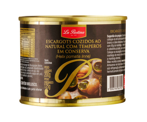 Escargot La Pastina sem Concha - 125G, Colorido | WestwingNow