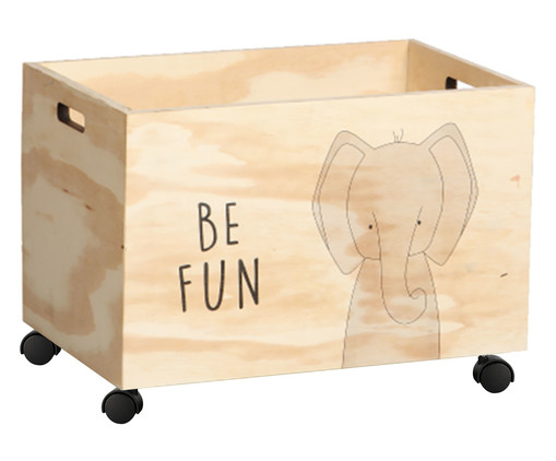 Caixa Organizadora Safari Elefante, Colorido | WestwingNow