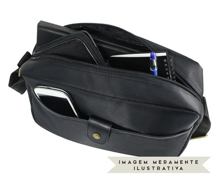 Bolsa Transversal For Men Preta | WestwingNow