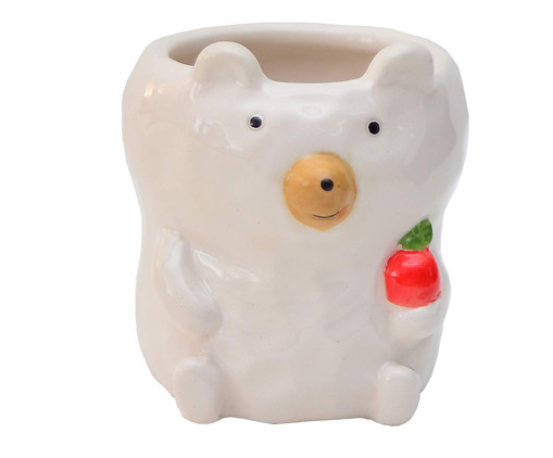 Cachepot em Porcelana Urso, Bege | WestwingNow