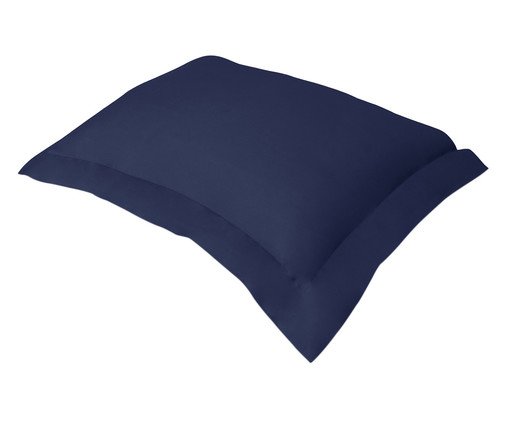 Fronha Acetinada Naturalle Azul Marinho 300 Fios, Azul | WestwingNow