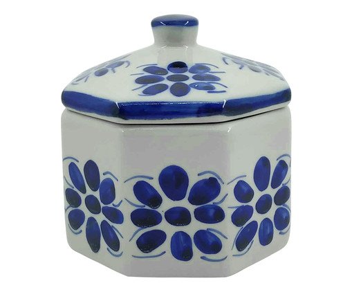 Porta-Joias Oitavano em Porcelana Colonial Azul e Branco, Azul | WestwingNow