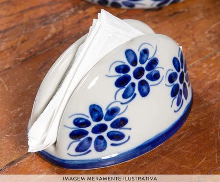 Porta-Guardanapos Azul Colonial | Westwing