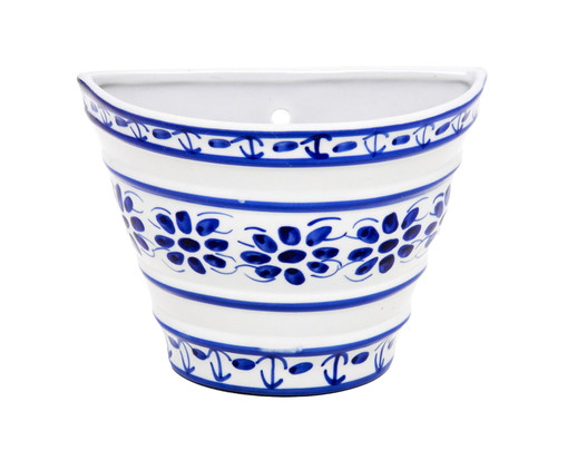 Vaso de Parede Colonial Azul e Branco, Azul | WestwingNow