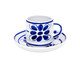 Xícara de Chá e Pires Azul Floral, Azul | WestwingNow