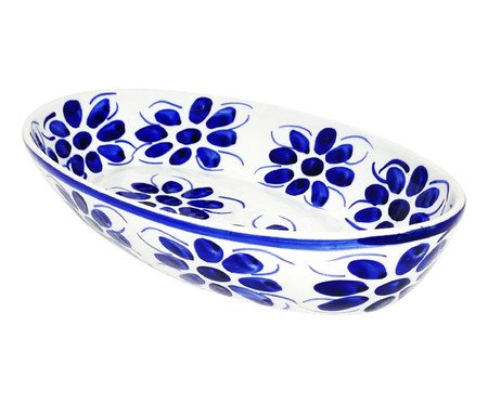 Travessa Rasa Colonial Azul e Branco | Westwing