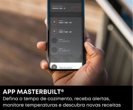 Grelhador Digital Masterbuilt Mb800 Preto | WestwingNow