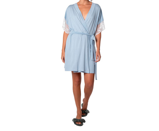 Robe Midi Blue Dust, Azul | WestwingNow