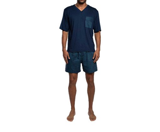 Pijama Masculino Listars Marinho, Azul | WestwingNow