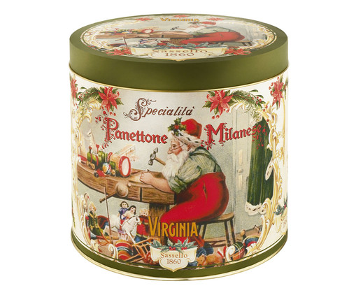 Panettone Tradicional Lata Verde - 1000G, Colorido | WestwingNow