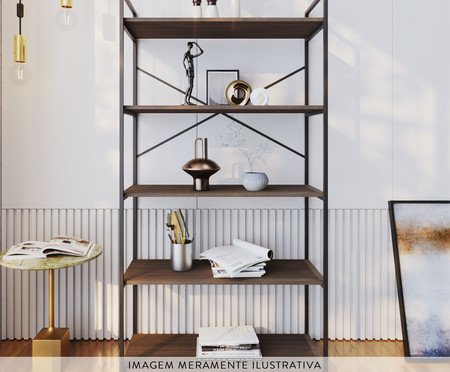 Estante com 05 Prateleiras Yon Yoeo Terracota | Westwing