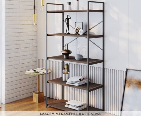 Estante com 05 Prateleiras Yon Yoeo Terracota | Westwing