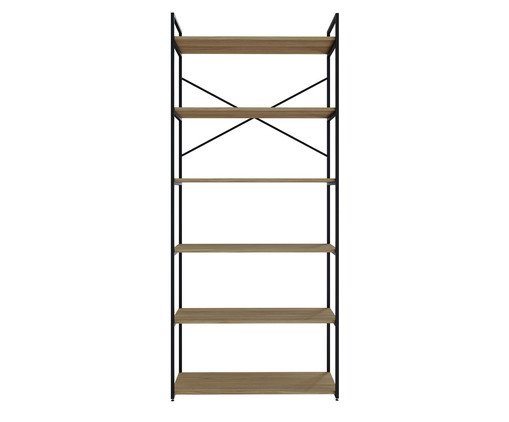 Estante Alta com 06 Prateleiras Vermont Oak, multicolor | WestwingNow