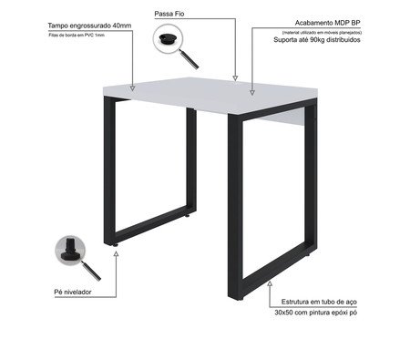 Mesa Yon Operacional Branco | Westwing