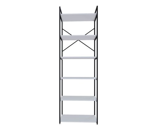 Estante Alta com 06 Prateleiras Branco, multicolor | WestwingNow