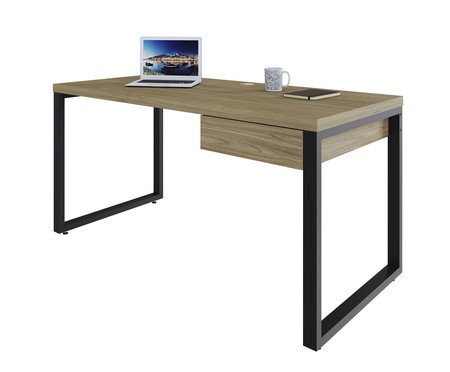 Mesa Yon Diretor com Gaveta Vermont Oak | Westwing