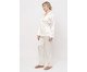 Pijama Longo Acetinado Marfim, Colorido | WestwingNow