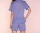 Pijama Curto Azul, Azul | WestwingNow