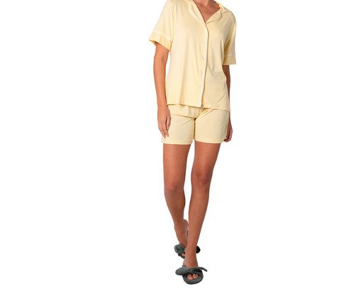Pijama Acapri Yellow, Amarelo | WestwingNow