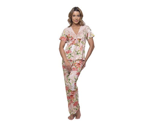 Pijama Bata Orquídeas, Colorido | WestwingNow