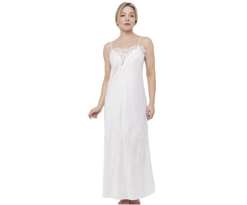 Camisola Longa Verde e Branco, Off White | WestwingNow