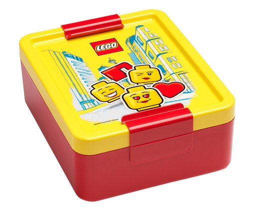 Lancheira Lego Menina Vermelha - 390ml, Colorido | WestwingNow