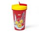 Copo com Palhinha Lego Menina Vermelho - 500ml, Colorido | WestwingNow