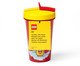 Copo com Palhinha Lego Menina Vermelho - 500ml, Colorido | WestwingNow