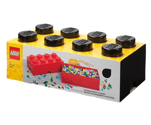 Lego Bloco Organizador Preto, Colorido | WestwingNow