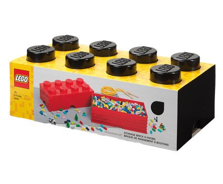 Lego Bloco Organizador Preto