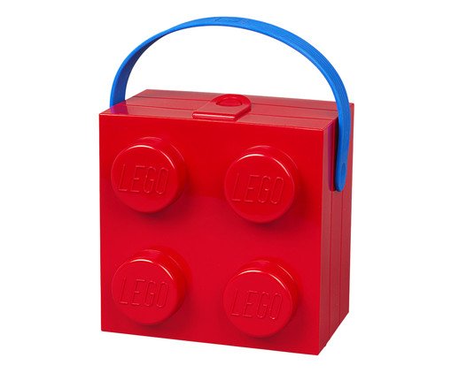 Lego Lancheira Box Handle Vermelho, Colorido | WestwingNow