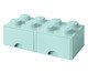 Lego Brick Drawer 08 Pinos Azul Aquamarine, Colorido | WestwingNow