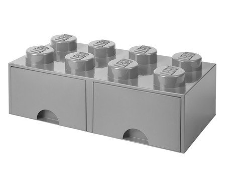 Lego Brick Drawer 08 Pinos Cinza