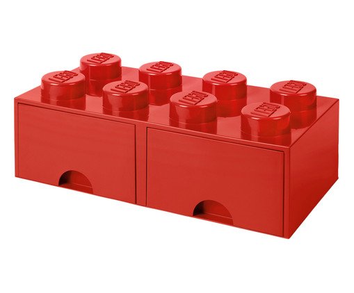 Lego Brick Drawer 08 Pinos Vermelho, Colorido | WestwingNow