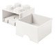 Lego Brick Drawer 04 Pinos Branco, Colorido | WestwingNow