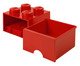 Lego Brick Drawer 04 Pinos Vermelho, Colorido | WestwingNow