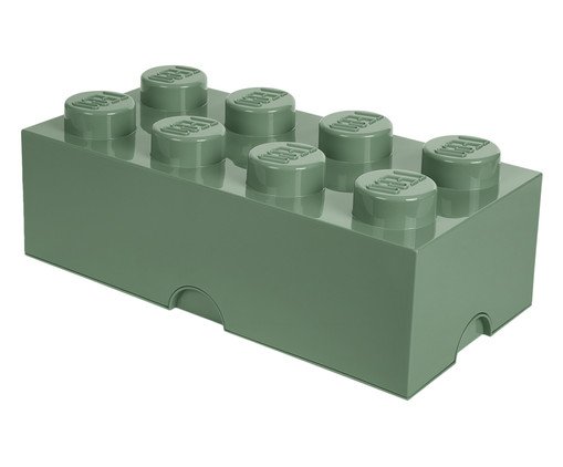 Lego Storage Brick 08 Pinos Verde Militar, Colorido | WestwingNow