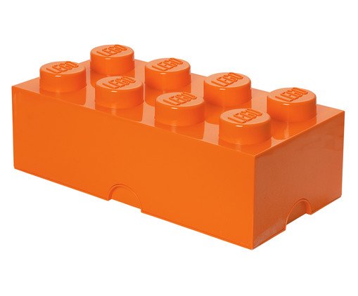 Lego Storage Brick 08 Pinos Laranja, Colorido | WestwingNow