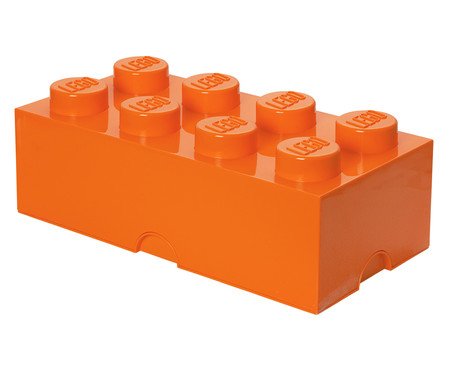 Lego Storage Brick 08 Pinos Laranja