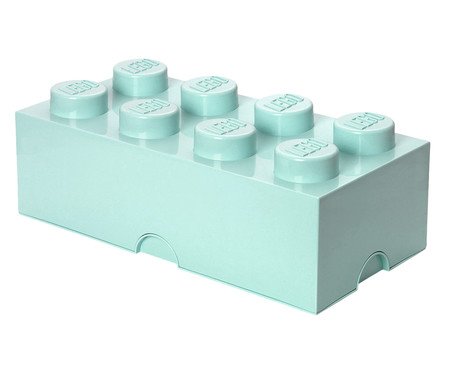 Lego Storage Brick 08 Pinos Azul Aquamarine
