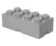 Lego Storage Brick 08 Pinos Cinza, Colorido | WestwingNow
