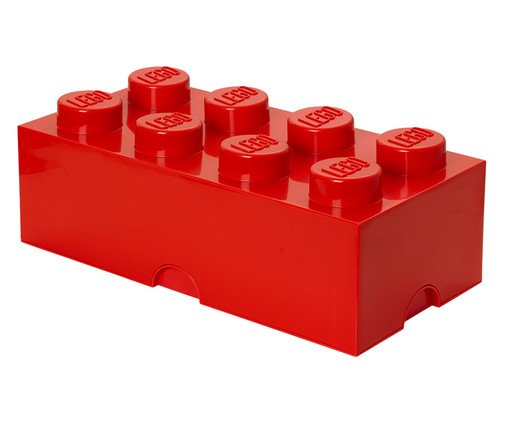 Lego Storage Brick 08 Pinos Vermelho, Colorido | WestwingNow