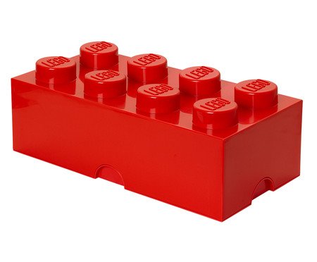 Lego Storage Brick 08 Pinos Vermelho