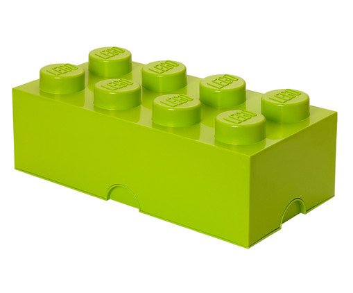 Lego Storage Brick 08 Pinos - Lime Green, Colorido | WestwingNow