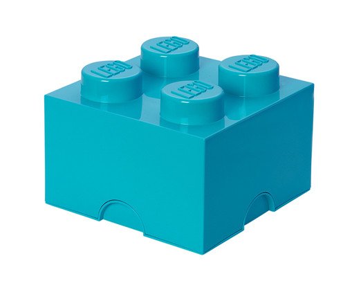Lego Storage Brick 04 Pinos Azul Claro, Colorido | WestwingNow
