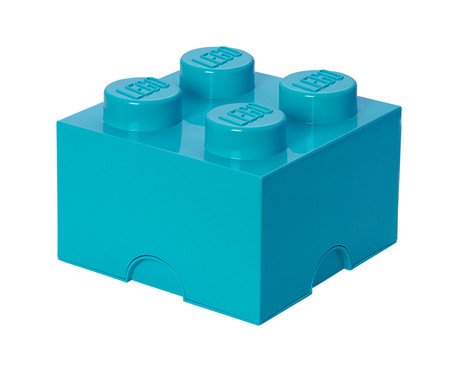 Lego Storage Brick 04 Pinos Azul Claro