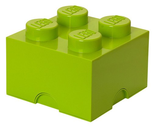 Lego Storage Brick 04 Pinos Verde Claro, Colorido | WestwingNow